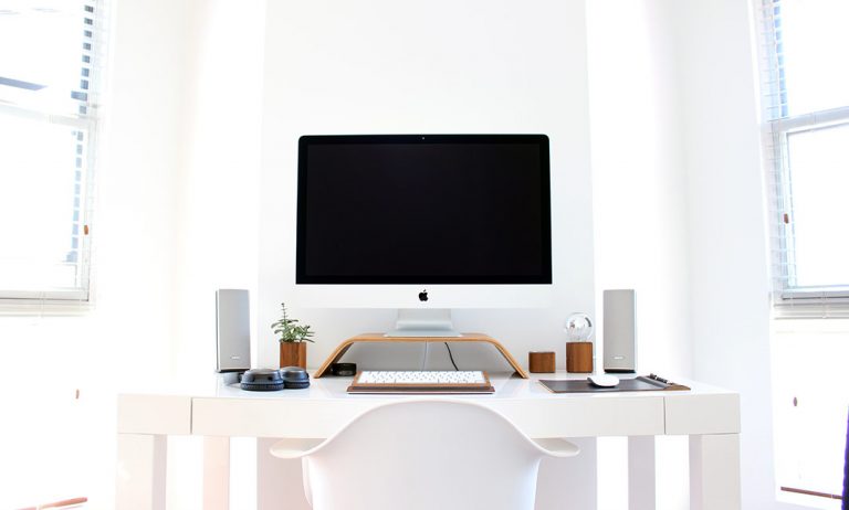 iMac on Desk